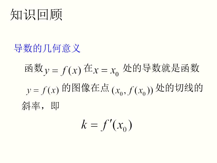 利用导数求切线方程ppt课件_第2页