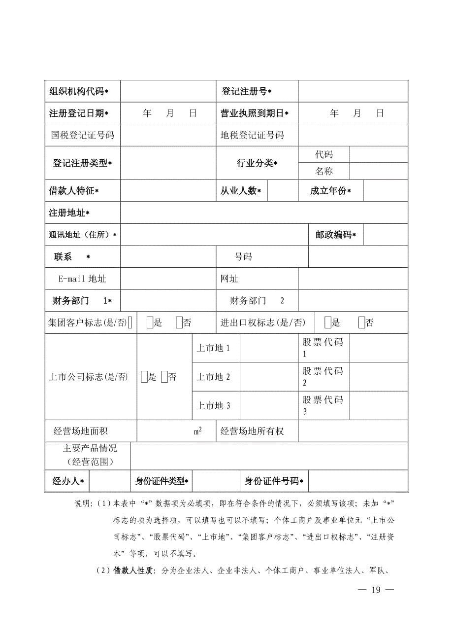 贷款卡申领报告书贷款卡（编码）申领（年审）报告书_第5页