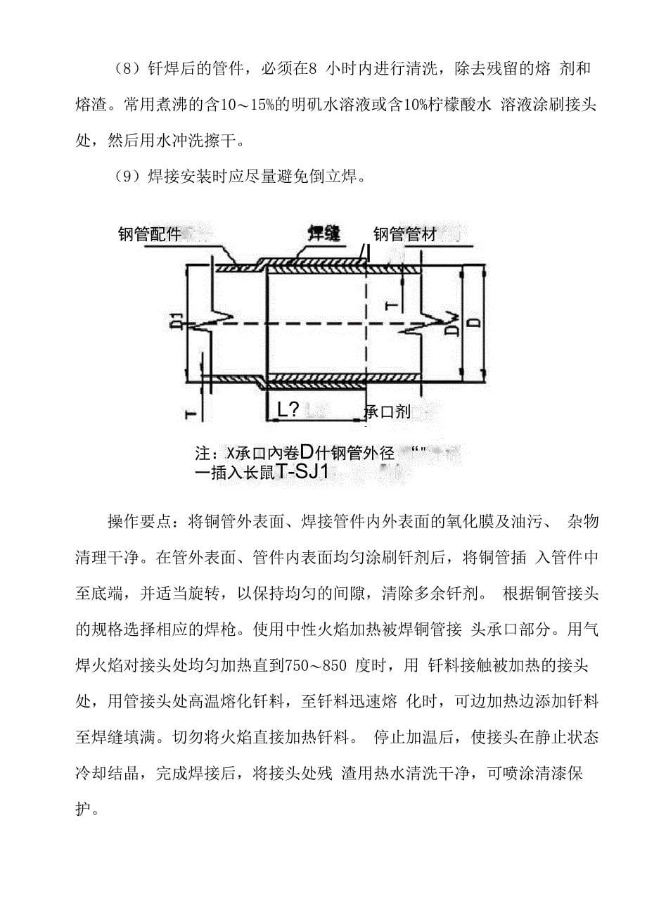 建筑给水薄壁紫铜管施工工法_第5页