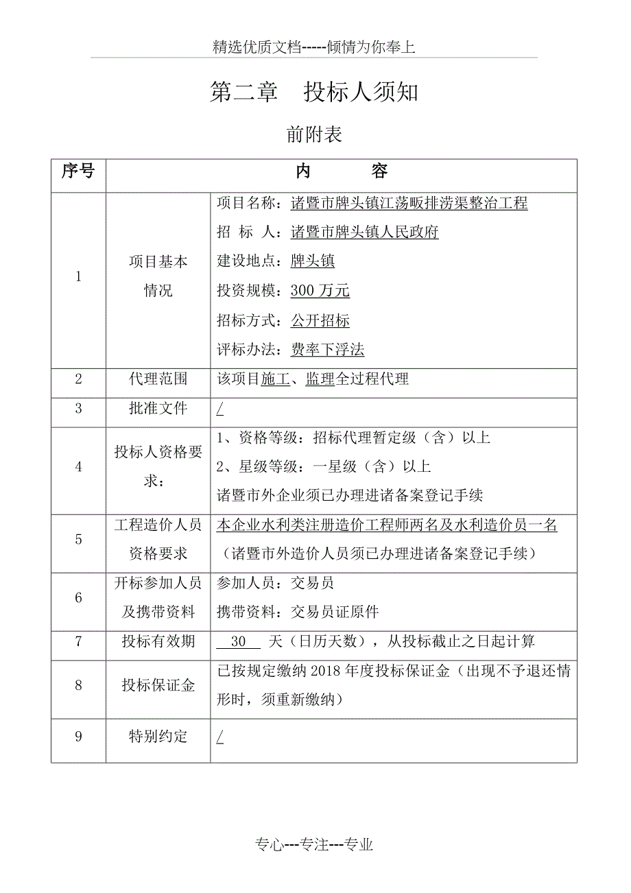 诸暨牌头镇江荡畈排涝渠整治工程_第4页