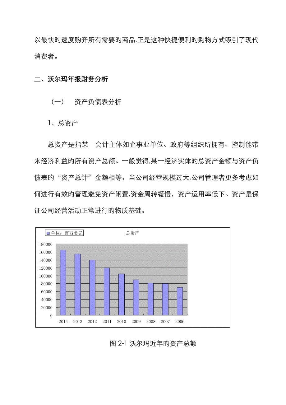 沃尔玛财务报表分析_第5页