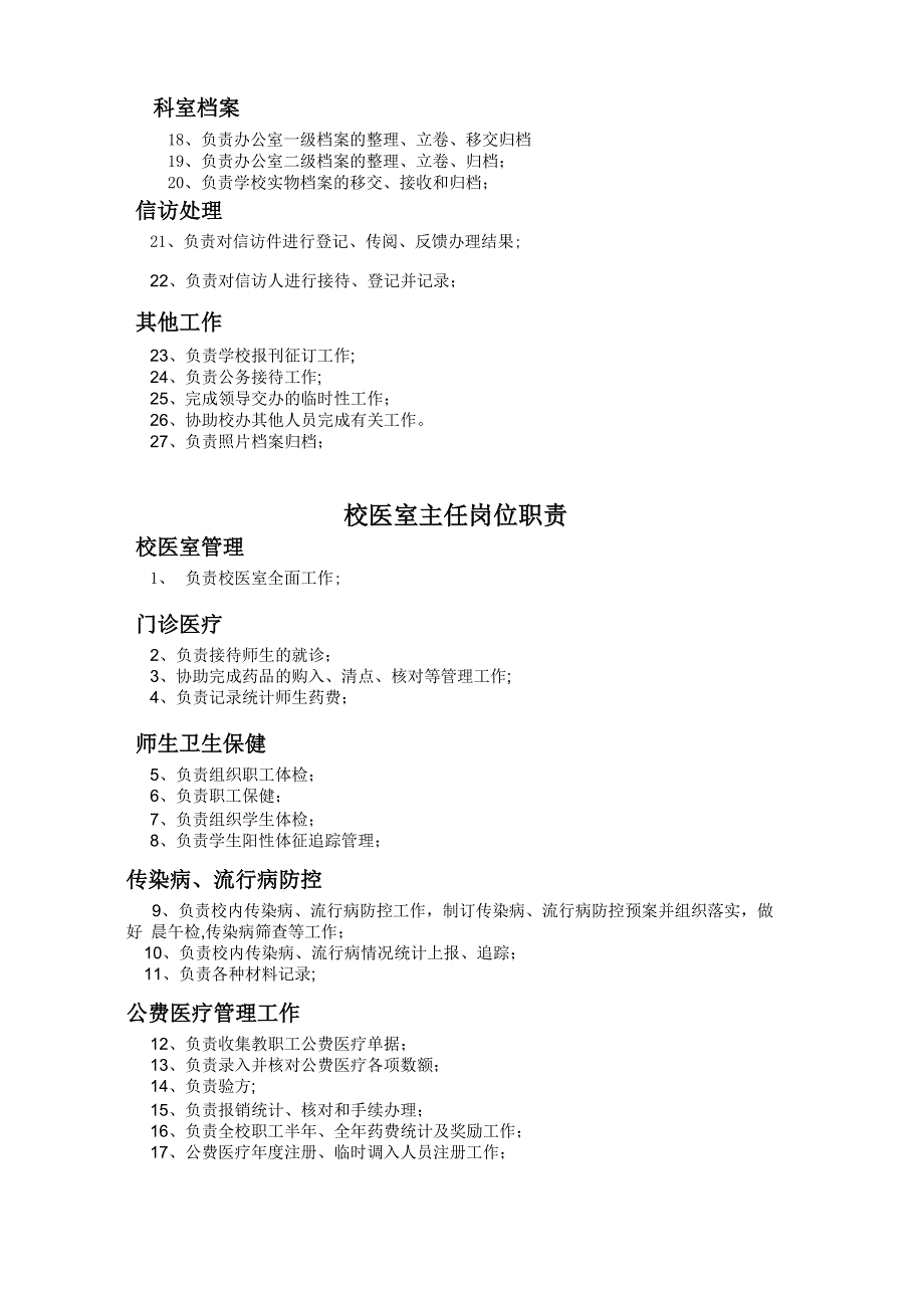 中等职业学校办公室工作职责及岗位职责_第4页