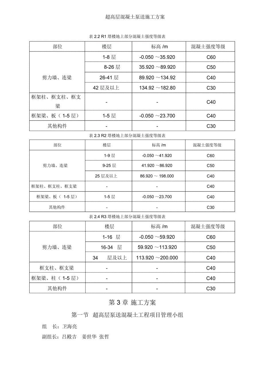 超高层混凝土泵送施工方案_第5页