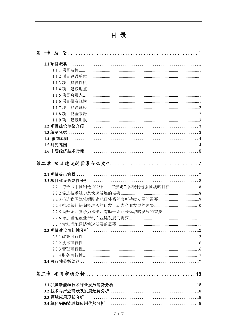 氧化铝陶瓷球阀新建项目可行性研究报告-可修改备案申请_第2页