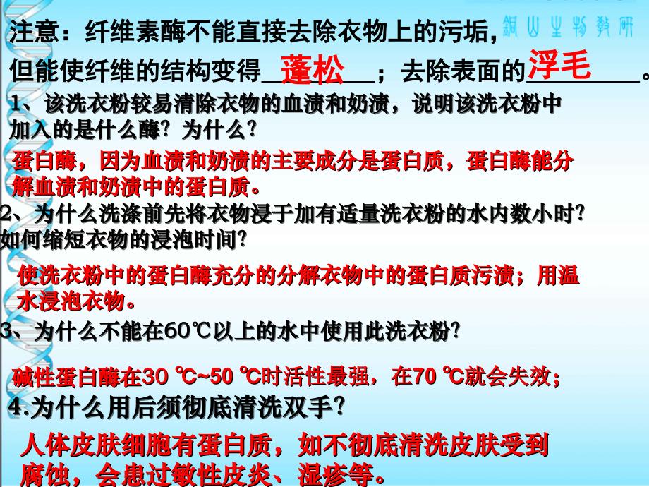 选修一：酶的研究与应用ppt课件_第3页