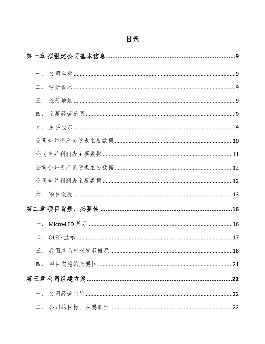 无锡关于成立液晶显示材料公司可行性报告_第2页