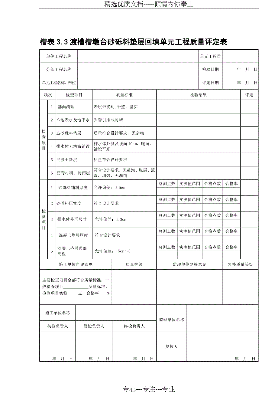 渡槽工程质量评定表_第5页