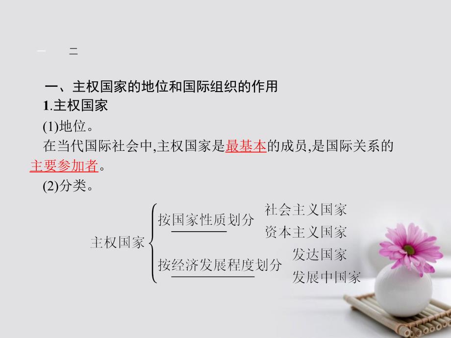 高中政治 8.1 国际社会的主要成员：主权国家和国际组织课件 新人教版必修2_第3页