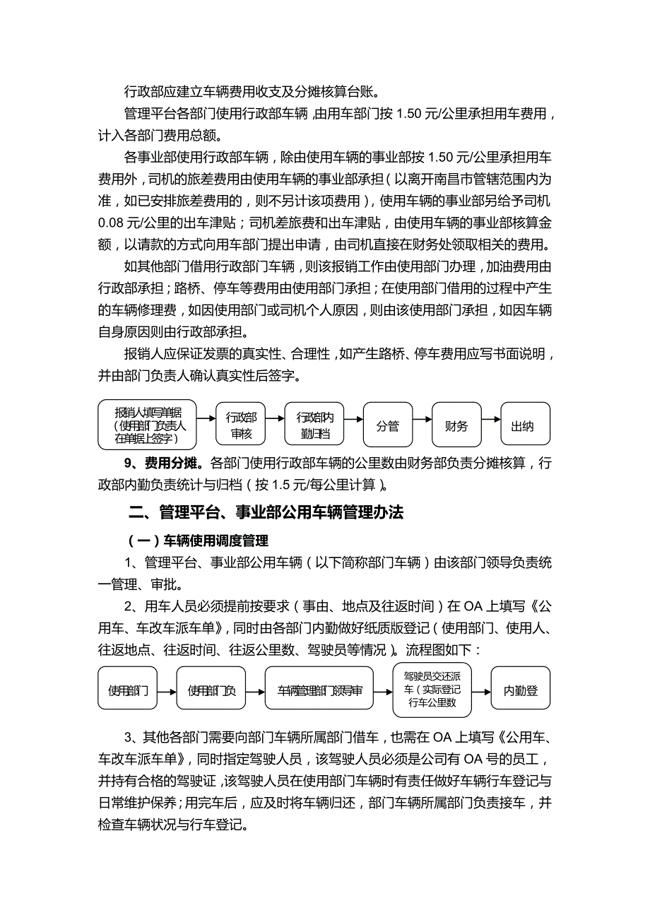 XX实业有限公司车辆管理办法_第3页
