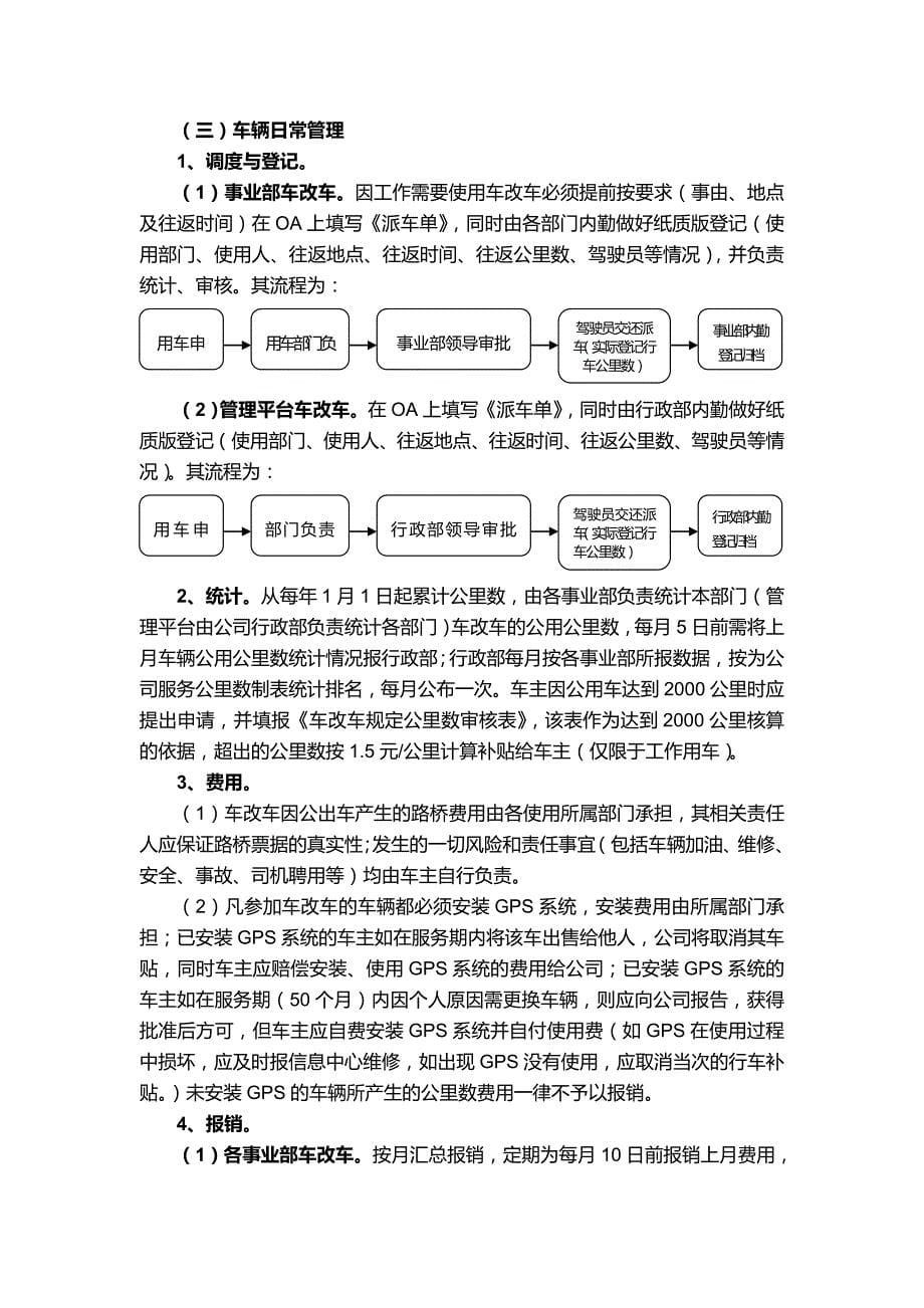 XX实业有限公司车辆管理办法_第5页