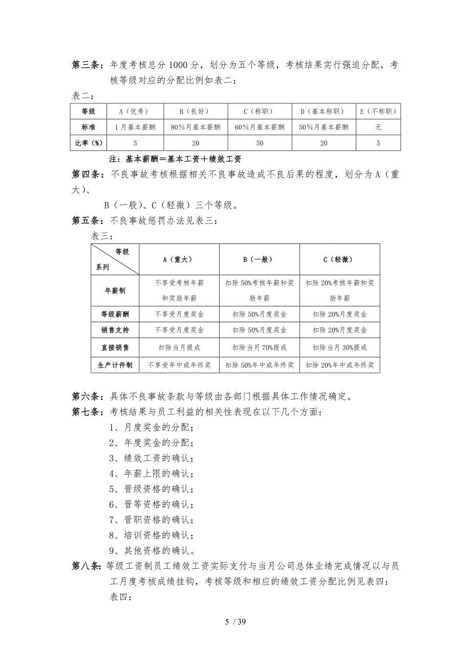 华为绩效考核制度汇编_第5页