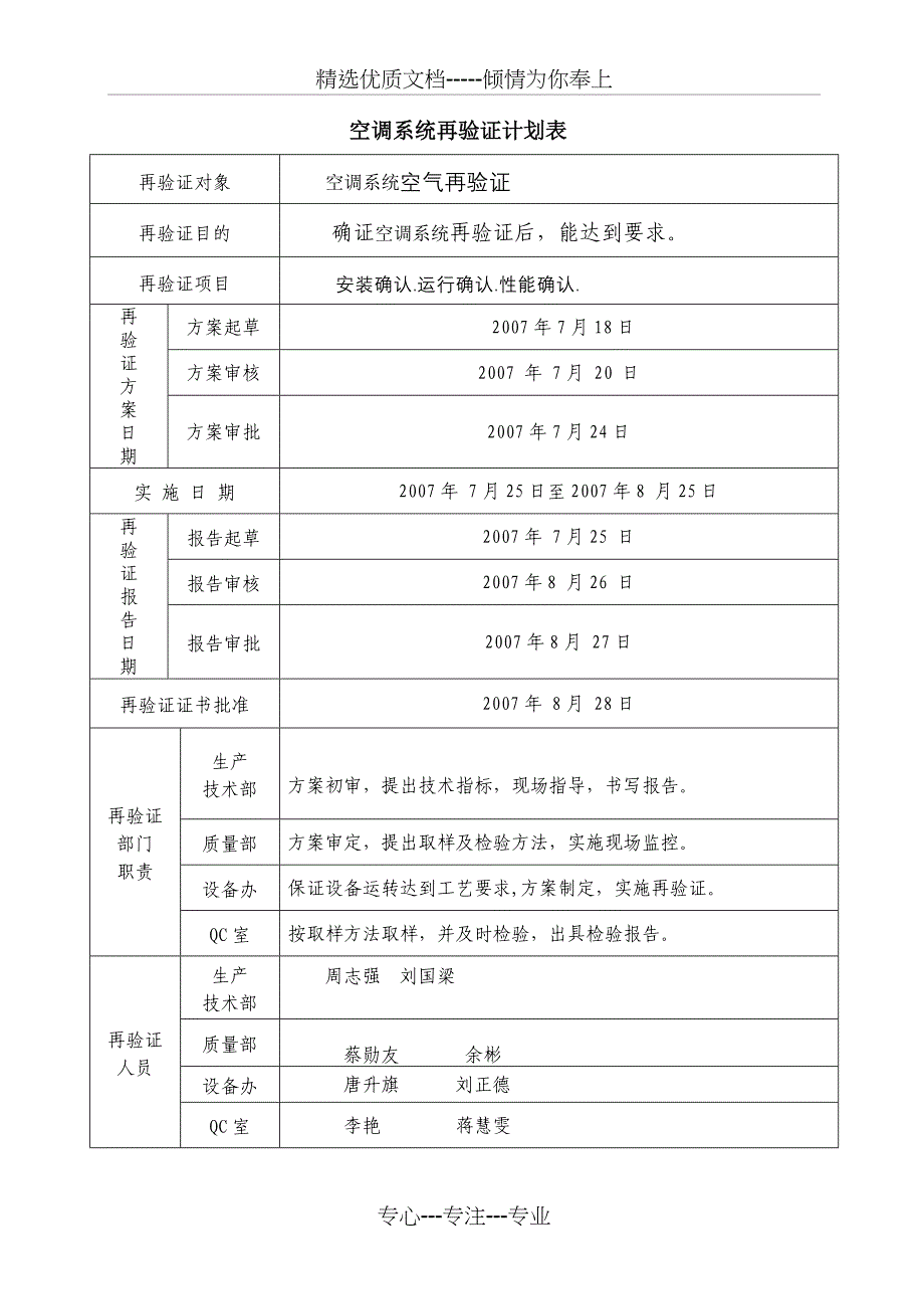 空气净化系统再验证方案及再验证报告_第5页