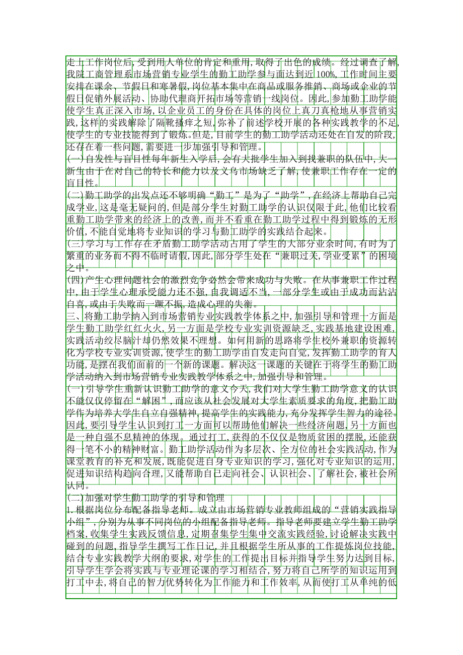 教育资料（2021-2022年收藏的）营销专业实践勤工助学精品资料_第2页