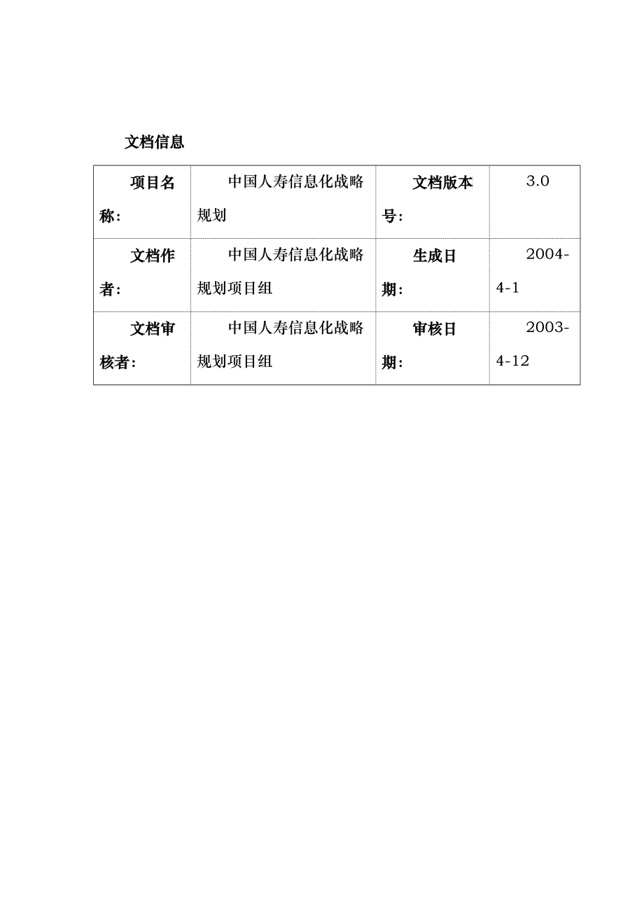 中国人寿IT战略规划实施效果预估_第4页