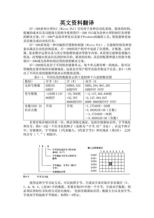 机械专业外文文献翻译-外文翻译S7-200系列小型PLC