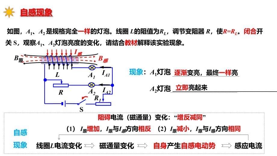 人教版高二物理选修31第四章46互感与自感课件_第5页