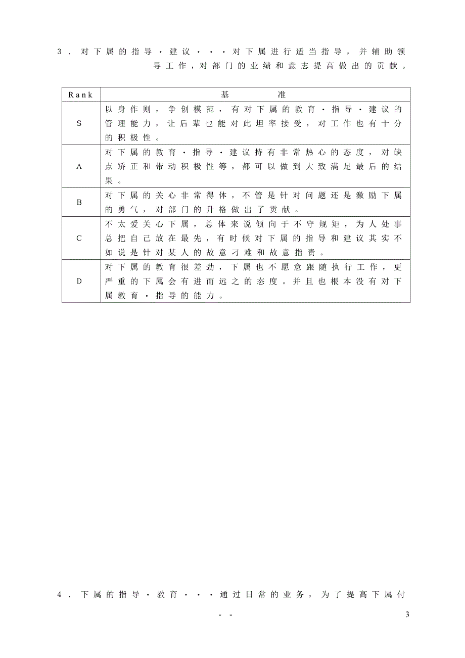 人事考核规章(别册)2_第5页