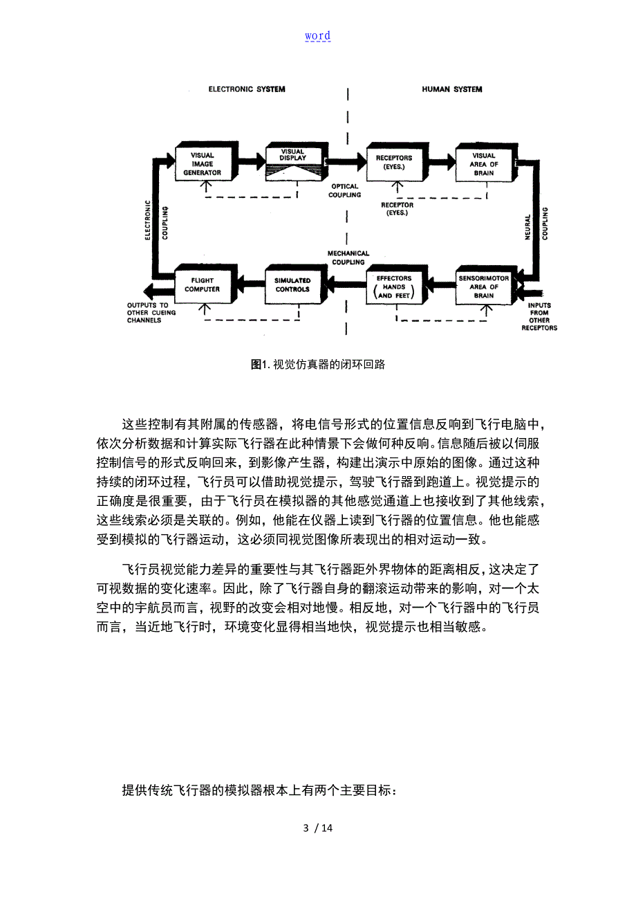 视景仿真在航空航天训练器上地应用的_第3页