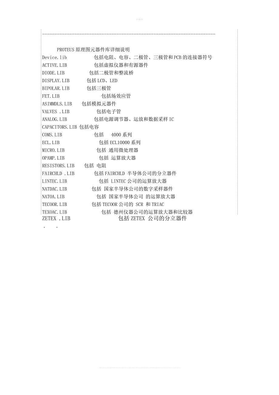 Proteus 元件名称对照_第5页