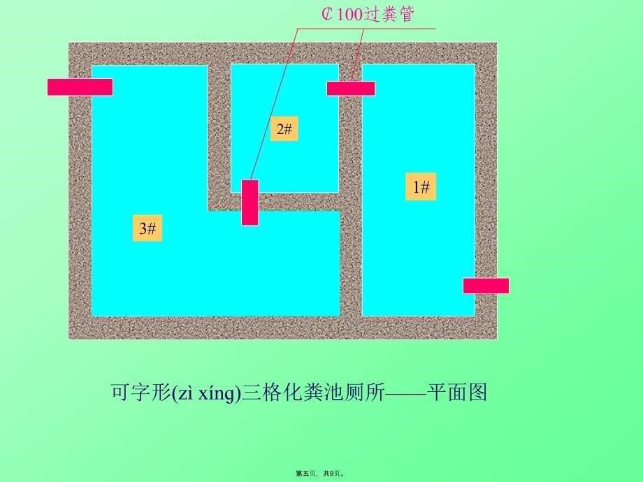 三格化粪池结构图解电子教案_第5页