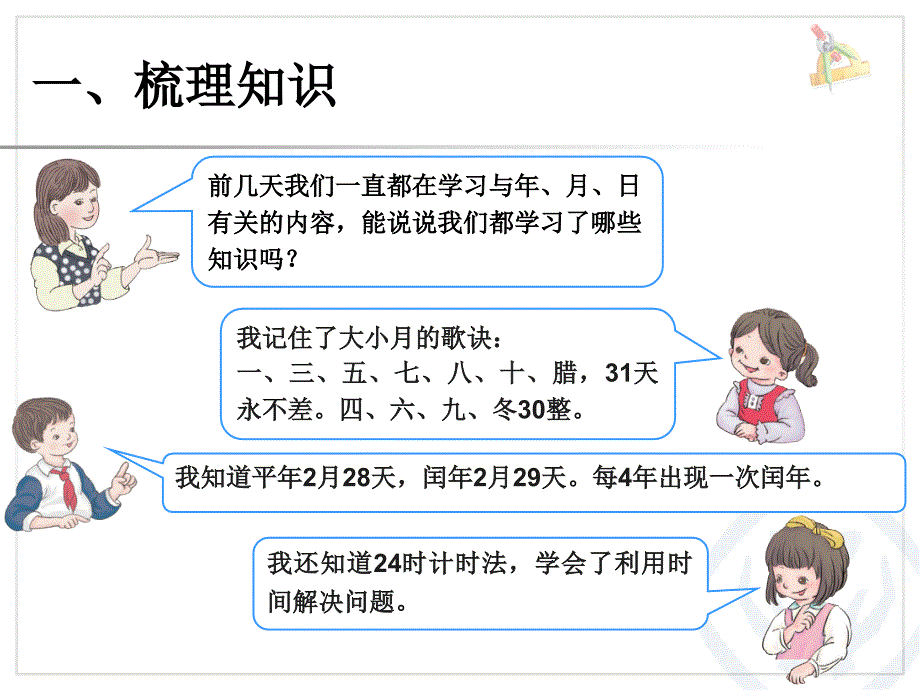 年月日整理和复习ppt课件_第2页