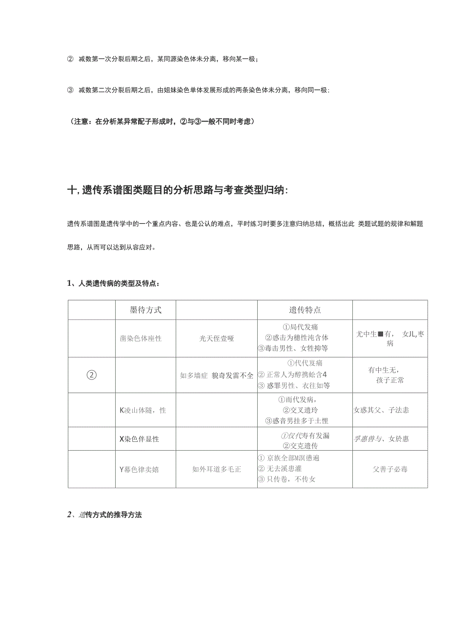 高中生物——遗传学大题十种题型全汇总_第4页