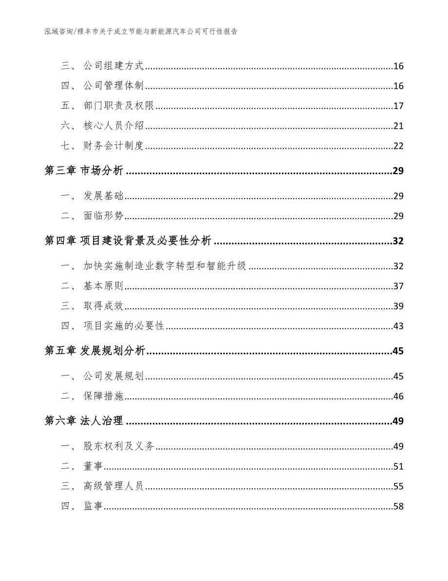 禄丰市关于成立节能与新能源汽车公司可行性报告_模板_第4页