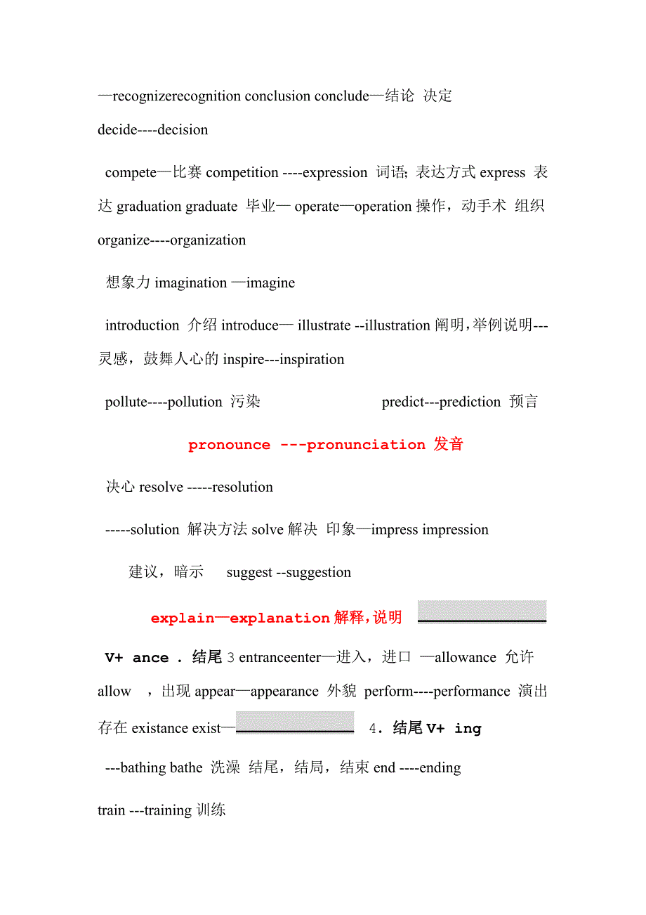 完整版高中英语词性转换常见词汇_第2页