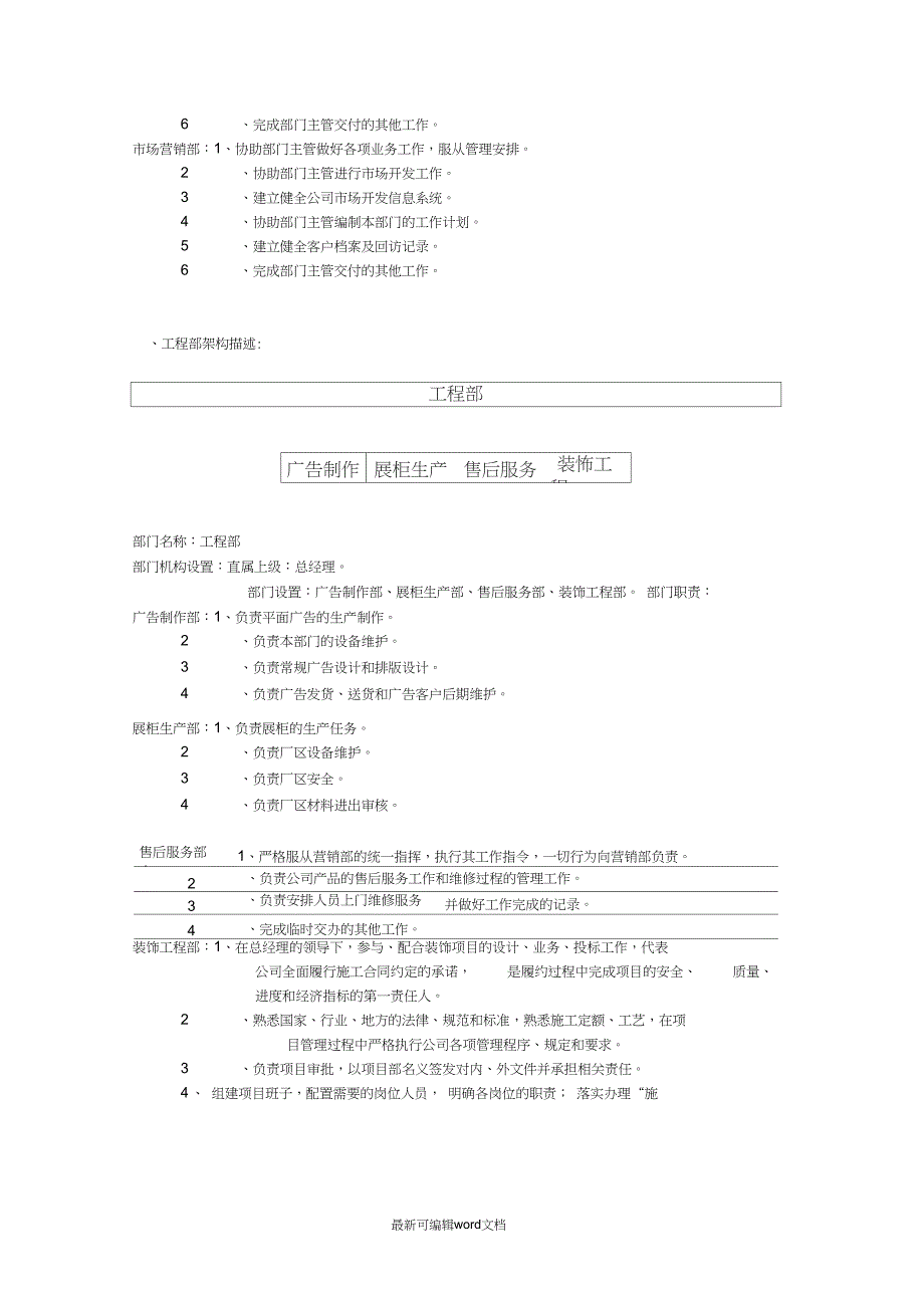 公司组织架构说明书_第2页