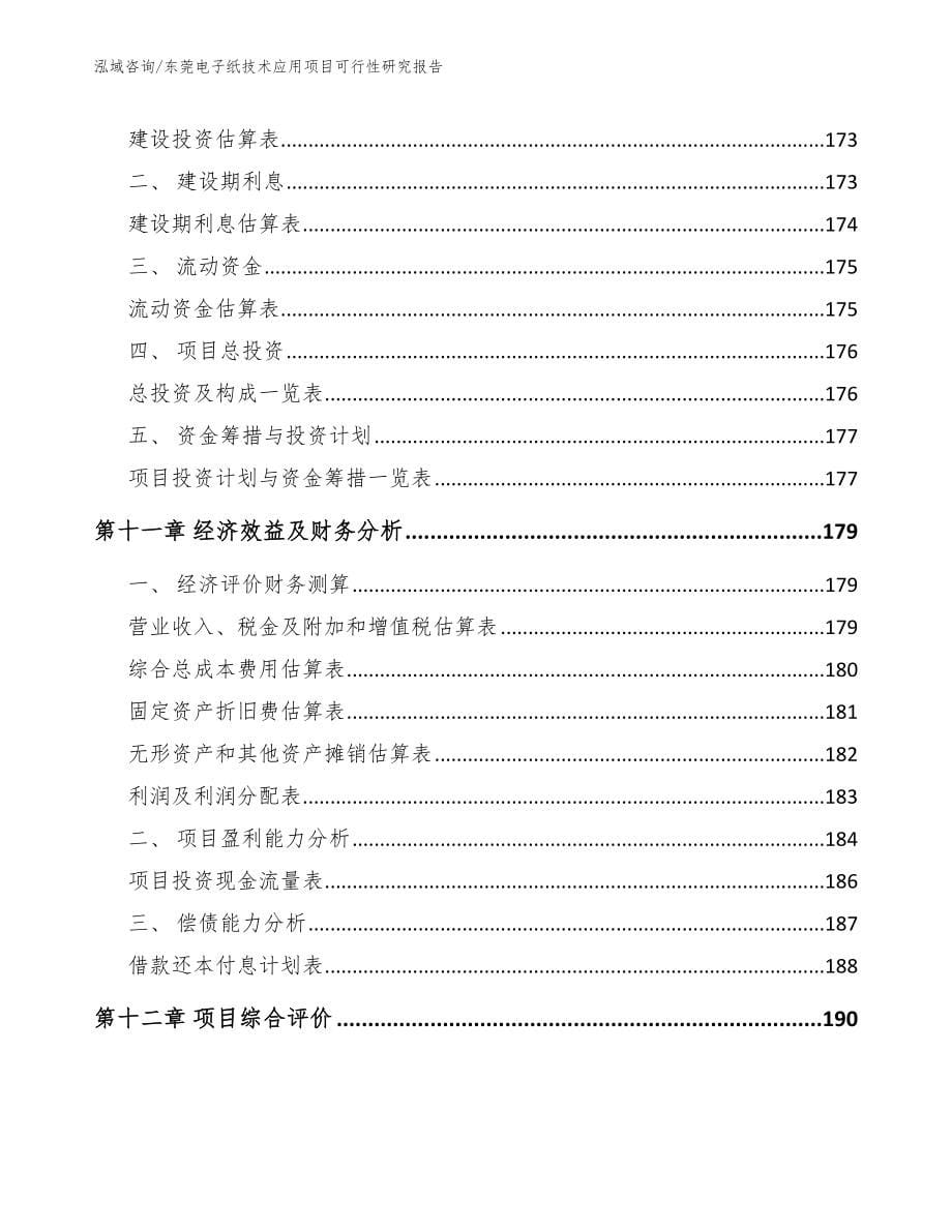 东莞电子纸技术应用项目可行性研究报告【参考范文】_第5页