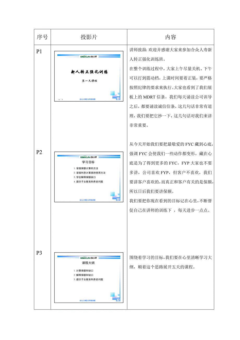 保险销售的第一天培训课程_第1页