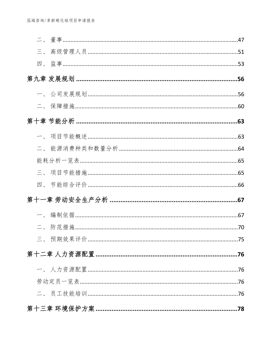 阜新碳化硅项目申请报告_参考模板_第3页