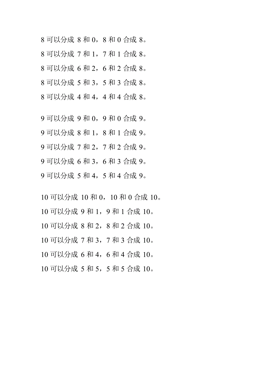 10以内分与合口诀(最新整理)_第2页