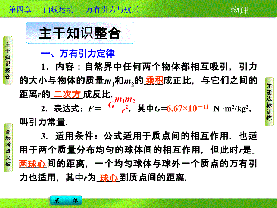 万有引力与航天课件优课细讲_第2页