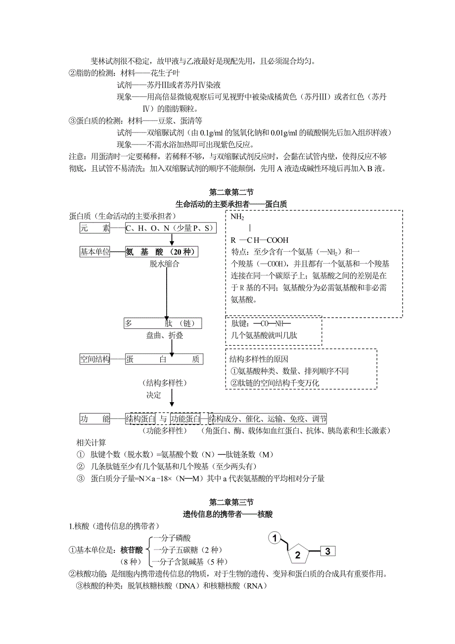 高中生物必修一第三章知识点总结_第3页