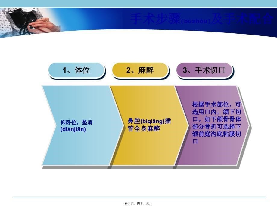 医学专题—下颌骨骨折切开复位内固定术_第5页