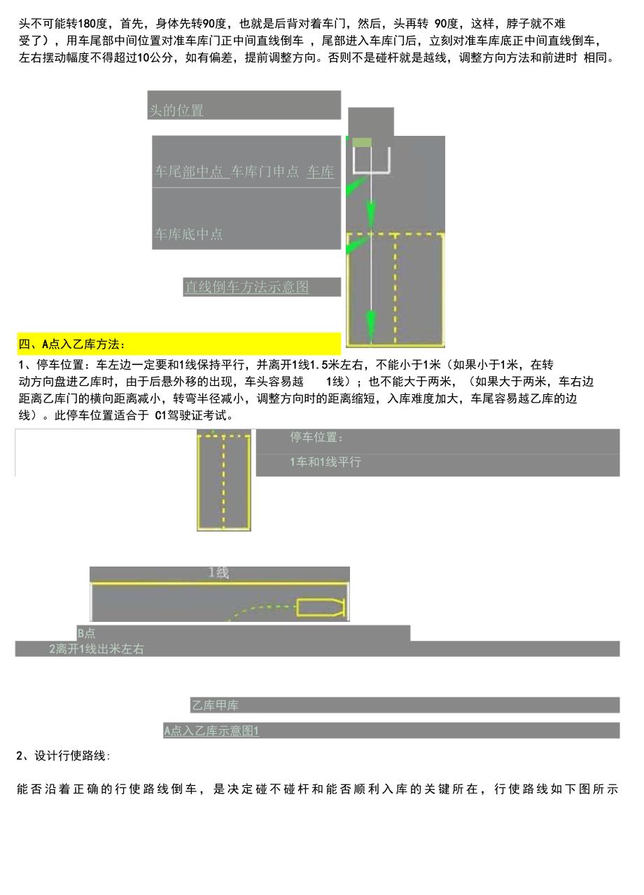 最新倒库移库技巧图解完美修正版整理好可打印_第3页