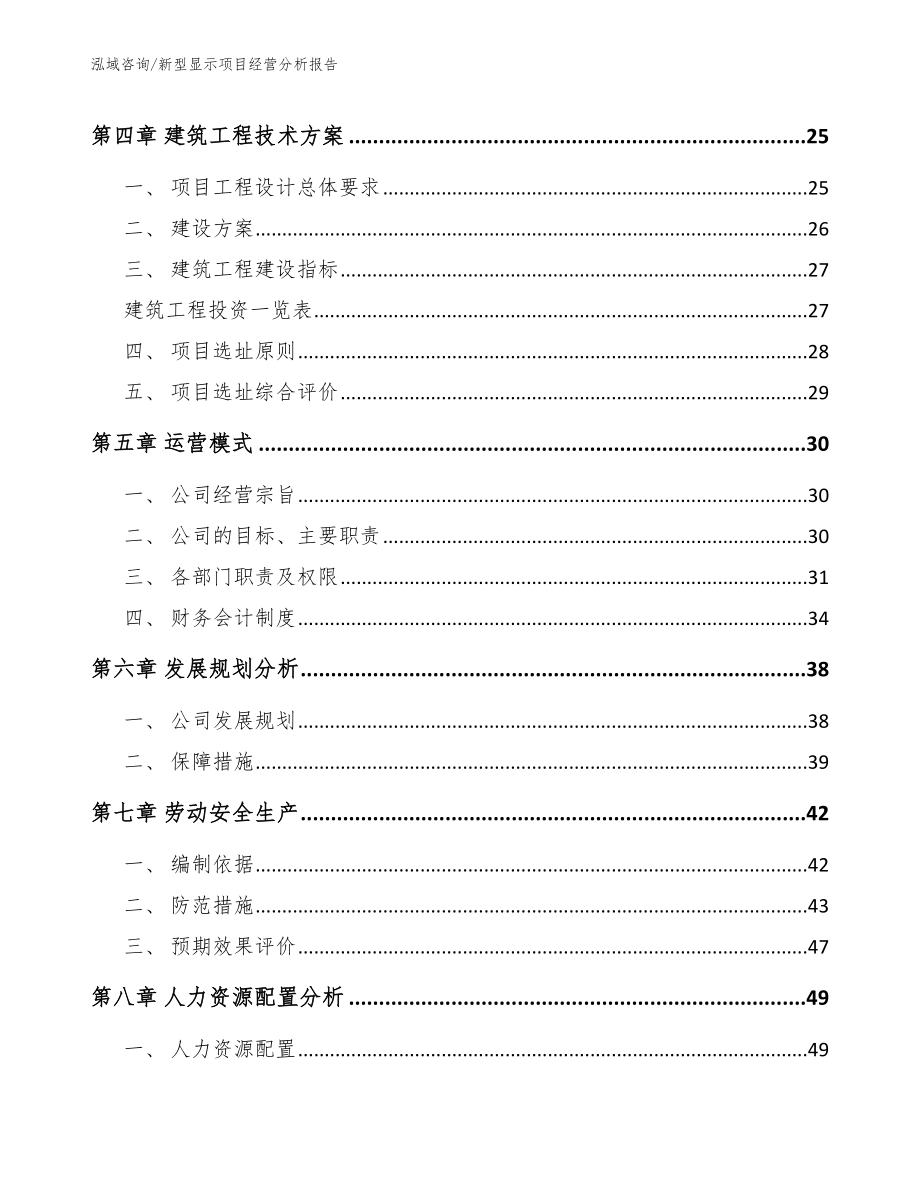 新型显示项目经营分析报告范文参考_第2页