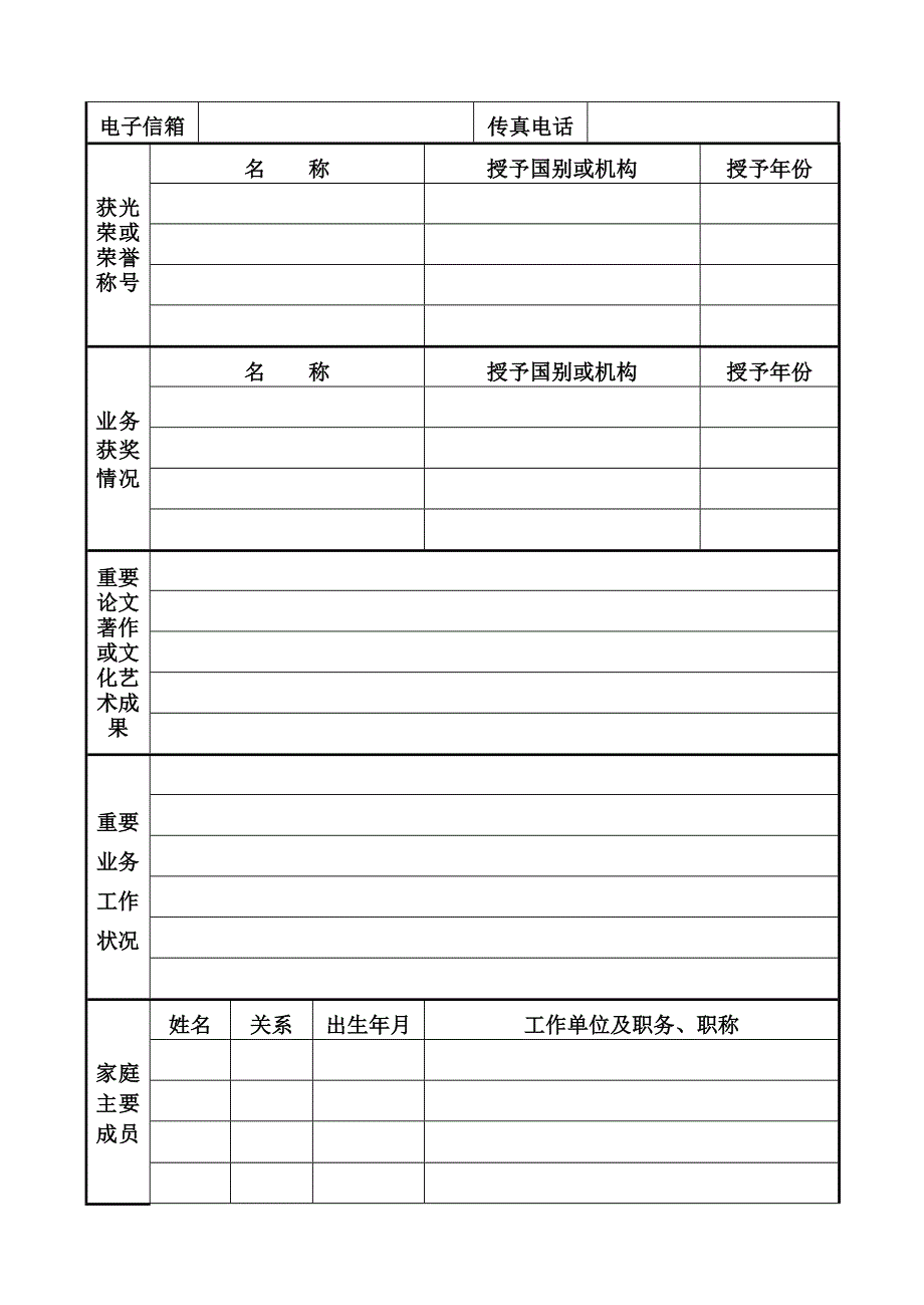 中国民主同盟入盟申请表_第2页