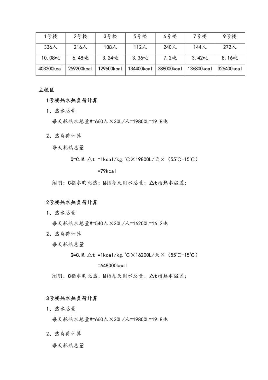 罗定职业重点技术学院确正热泵专题方案书_第5页