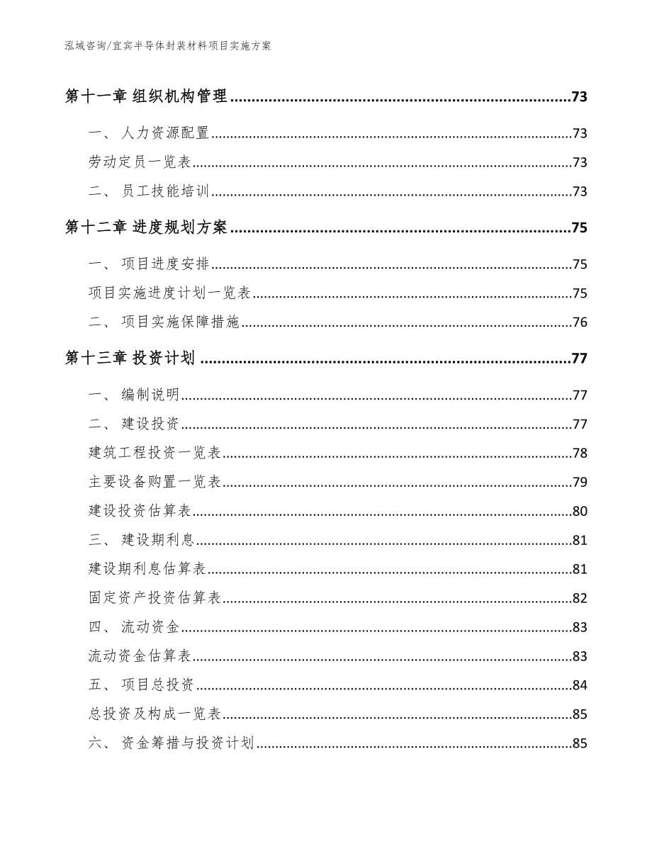 宜宾半导体封装材料项目实施方案_第5页