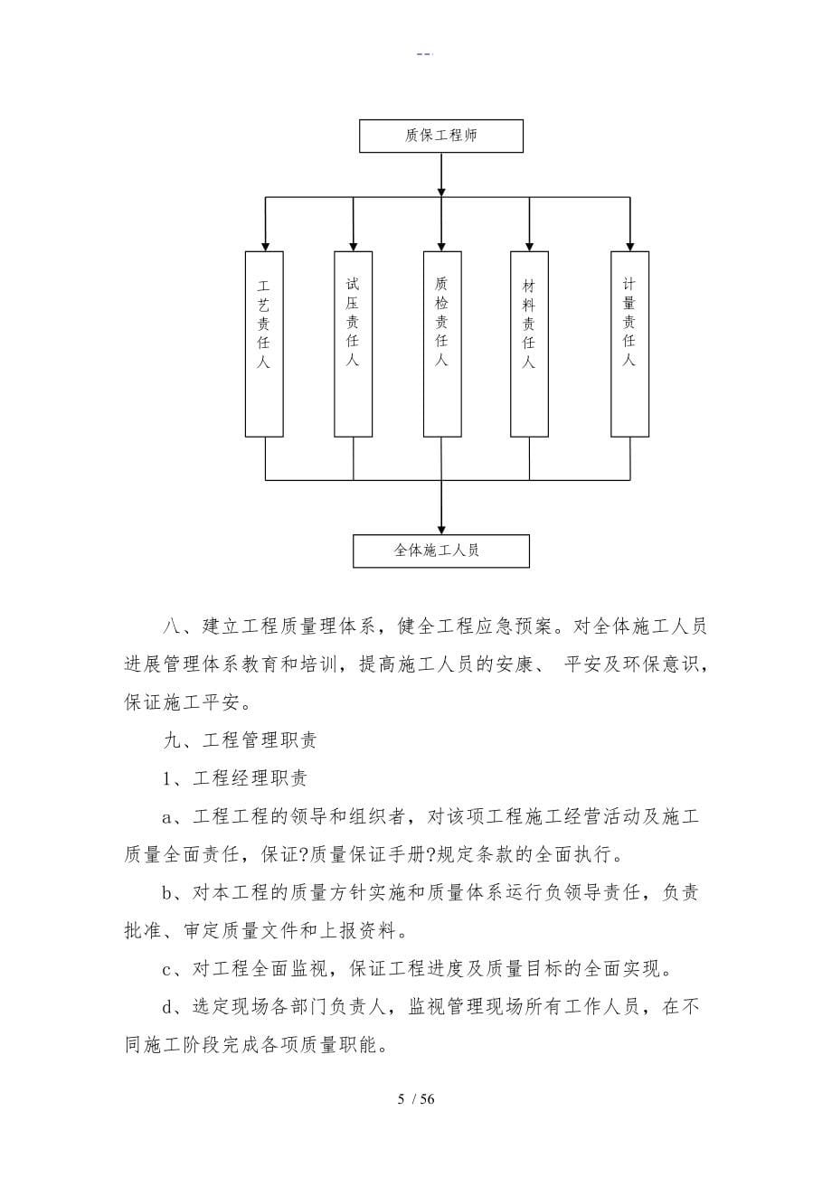 供热管网更新改造施工组织设计方案_第5页