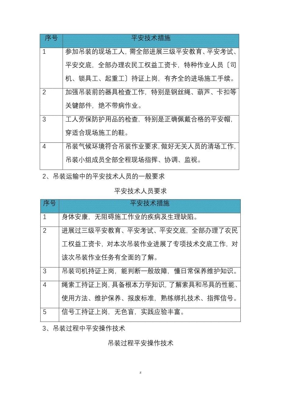 大楼修缮项目（建筑施工总承包工程施工）空调机组吊装方案_第5页