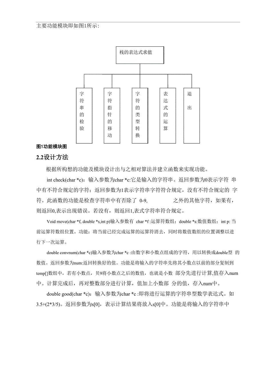 栈的表达式求值 数据结构优秀课程设计_第2页