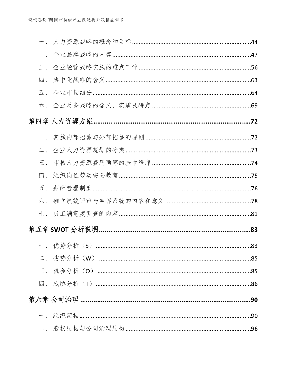 醴陵市传统产业改造提升项目企划书_第3页