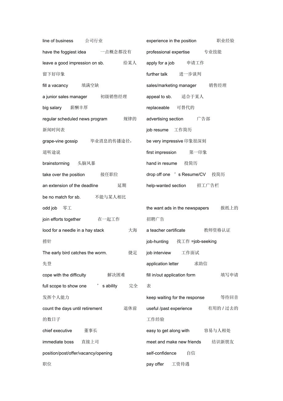 六级听力常考词汇以及词组_第4页