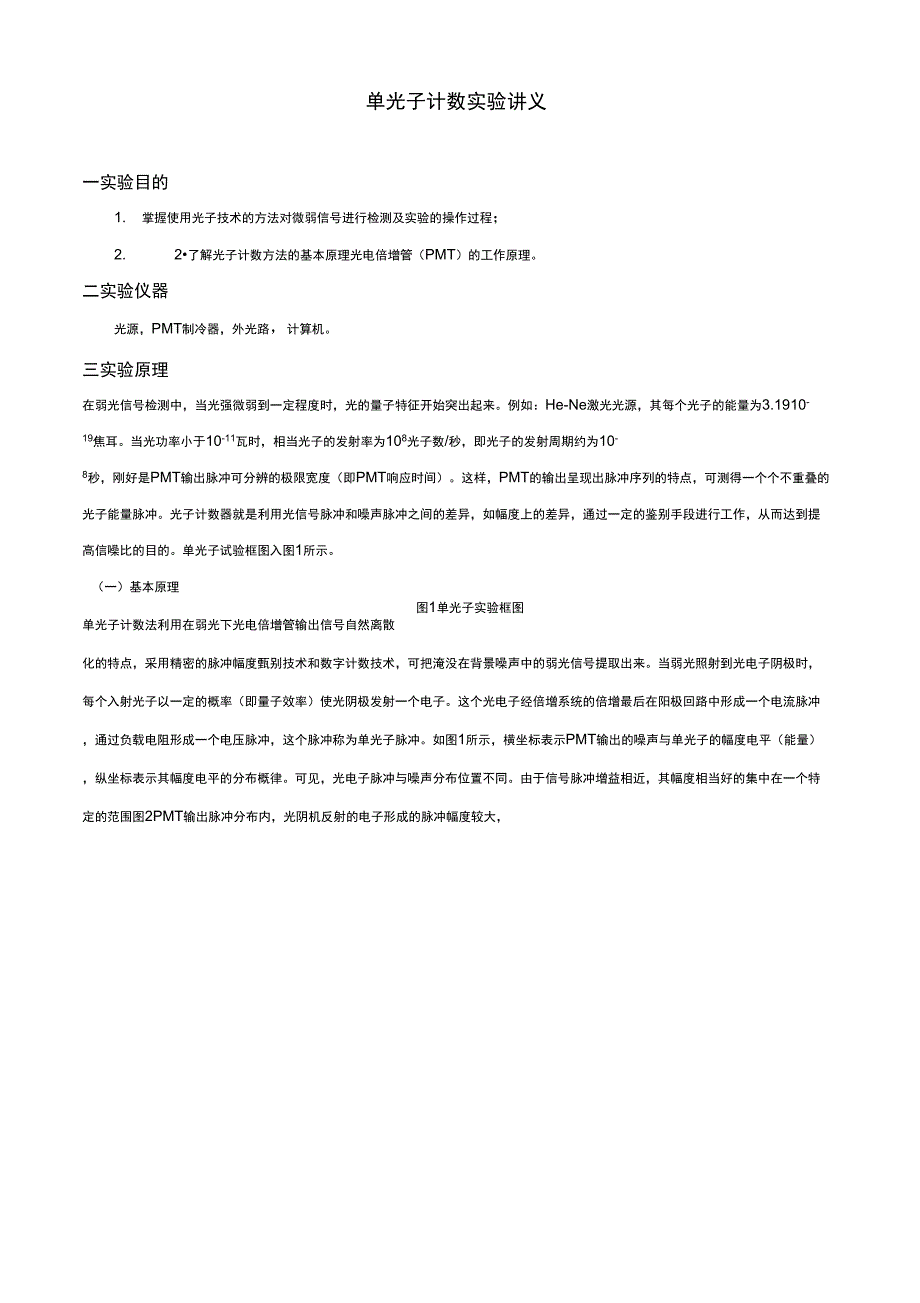 单光子计数试验_第1页