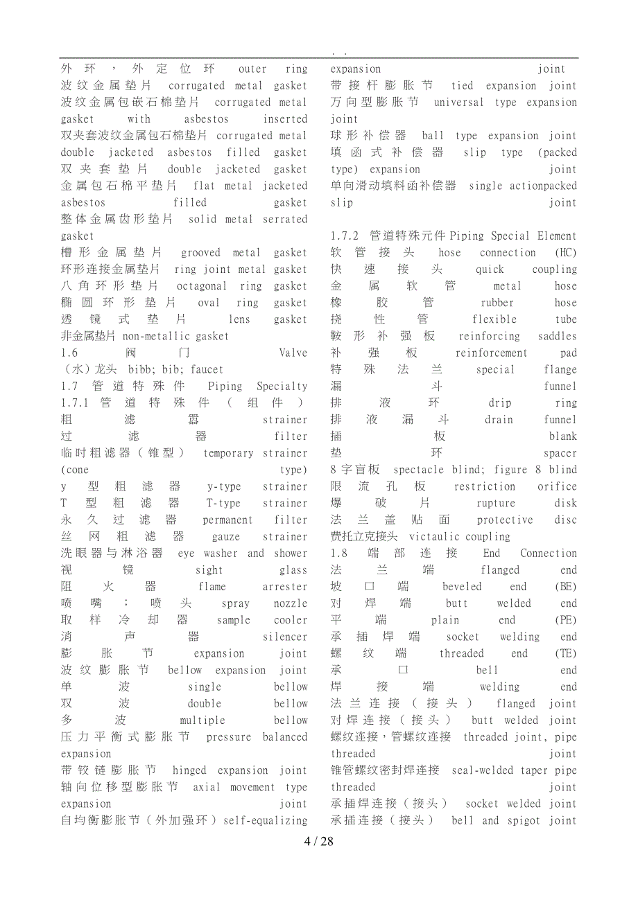 化工装置安装用英语词汇_第4页
