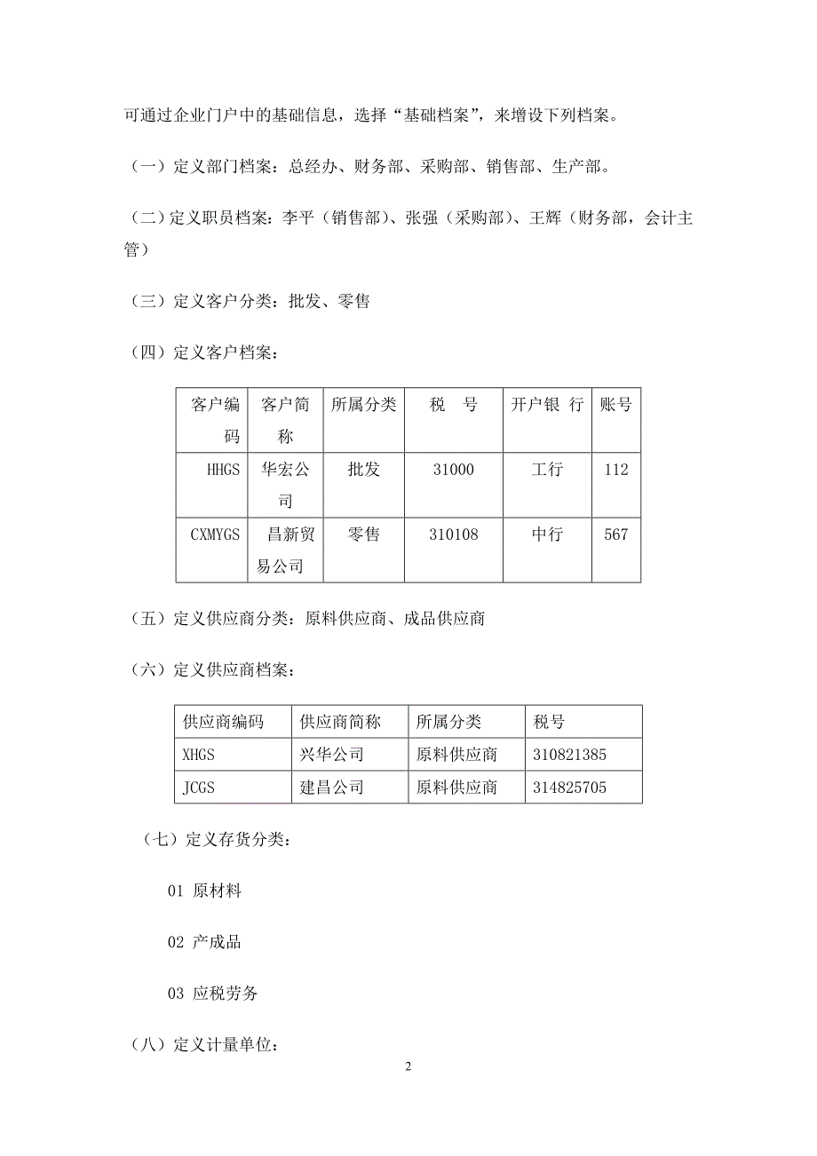 用友u872技能竞赛练习题_第2页