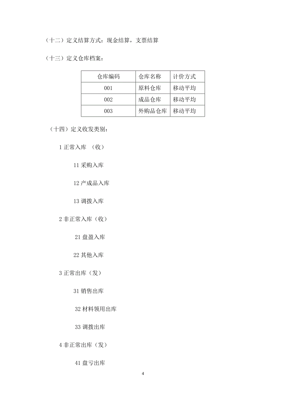 用友u872技能竞赛练习题_第4页